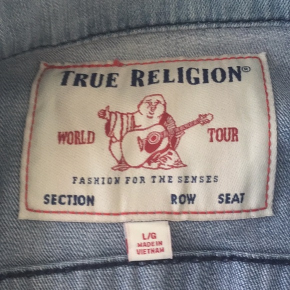 Large Size True Religion Jean jacket (Never Worn) - Picture 2 of 4